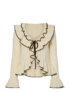 Yasnana Ls Knit Cardigan S. - D2D YAS Cream