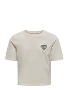 Kogrex Leo Heart S/S Top Jrs Noos Kids Only Cream