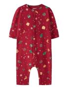 Nbnvismas Ls Nightsuit Name It Red
