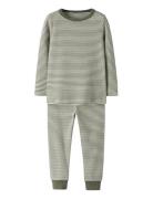 Nmnnightset Stripe Rib Noos Name It Khaki