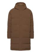 Long Puffer Jacket Revolution Brown