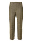 Slhrelaxed-Oasis Sun Chk Trs Selected Brown