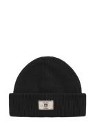 Cotton Blend Ribbed Beanie GANT Black