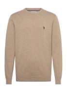 Uspa Knit Adair Men U.S. Polo Assn. Beige