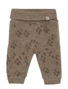 Pants Wool Fleece Huttelihut Brown