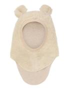 Balaclava Ears Wool Teddy Huttelihut Cream