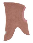 Balaclava Emb. Wool Huttelihut Pink