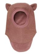 Balaclava Ears Wool Huttelihut Pink