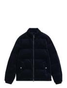 Cord Puffer Jacket GANT Blue