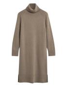 Detail Turtleneck Dress GANT Beige