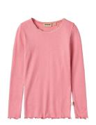 Rib T-Shirt L/S Reese Wheat Pink