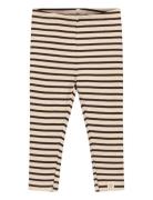 Legging Modal Striped Petit Piao Beige