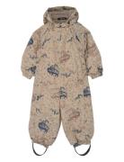 Polyester Baby Suit - Aop Mikk-line Beige