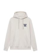 Wwcass Aa Chest Print Hoodie WOOD WOOD White
