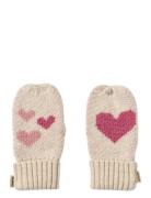 Jacquard Mittens Towsi Wheat Cream