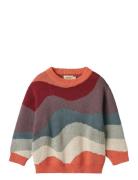 Jacquard Pullover Knud Wheat Red