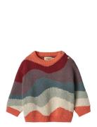 Jacquard Pullover Knud Wheat Red