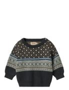 Jaquard Pullover Julius Wheat Patterned