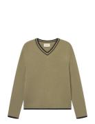 Wwcobek V-Neck 25193 WOOD WOOD Khaki
