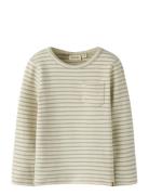 Nmmthoro Jen Ls Slim Top Lil Lil'Atelier Cream