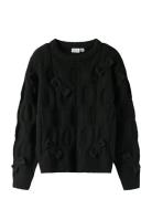 Nkfolivia Ls Knit Name It Black