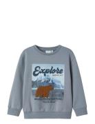 Nmmoran Ls Nreg Sweat Bru Box Name It Blue