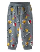 Nmmsilo Pokemon Nreg Sweat Pants Bru Sky Name It Grey