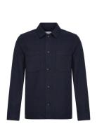Superflex Brushed Melange Overshirt Lindbergh Navy