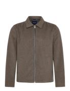 Wool Blend Blouson Lindbergh Brown