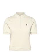 Laser Cut Floral Top Original Penguin Golf Cream