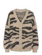 Nmflynn L/S V-Neck Knit Cardigan Noos NOISY MAY Beige