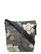 Small Shoulder Bag Flower Linen Ceannis Patterned