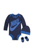 C1-Bodysuit+Hat+Bootie Nike Navy