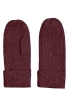 Pcmoella Mittens Noos Bc Pieces Burgundy