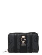 Erenia Slg Medium Zip Around GUESS Black