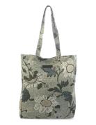 New Shopper Flower Linen Ceannis Green