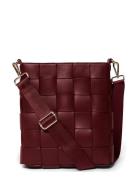 Shoulder Bag Braided Strap Ceannis Burgundy