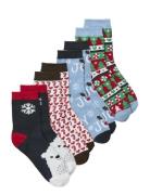 Vmelf Socks Giftbox Xmas Girl Vero Moda Girl Blue
