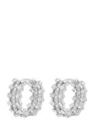 Sprinkles Tripple Crystal Ring Ear SNÖ Of Sweden Silver