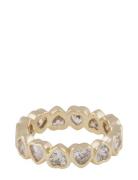 Lovely Crystal Ring SNÖ Of Sweden Gold