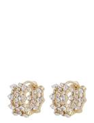 Sprinkles Small Tripple Crystal Ring Ear SNÖ Of Sweden Gold