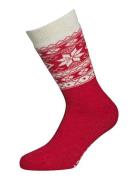 Winter Alpaca 1-Pack Alpacasocks&Co Red