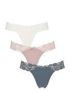 Seamless String W Lace On Side 3-Pack Missya White