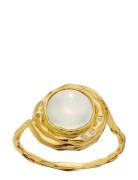 Zahra Ring Maanesten Gold
