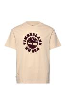 Holiday Front Graphic Ss Tee Timberland Beige