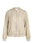 Vipapaya L/S Bomber Jacket - Noos Vila Beige