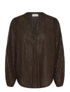Kaluise Blouse Kaffe Brown