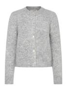 Audrey New Knit Cardigan A-View Grey