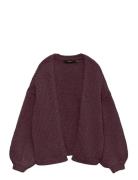 Vmmaybe Ls Open Cardigan Noos Vero Moda Burgundy