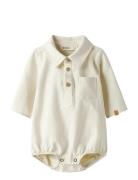 Nbmhadam Ls Body Shirt Lil Lil'Atelier Cream